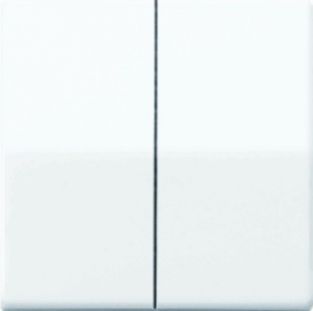 Jung wipvlakplaat serie schakelaar Wit AS591-5WW